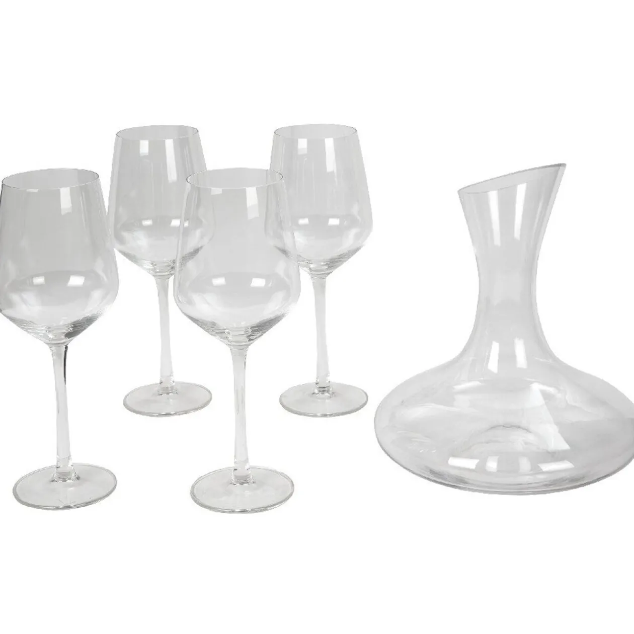 Service carafe à décanter et 4 verres