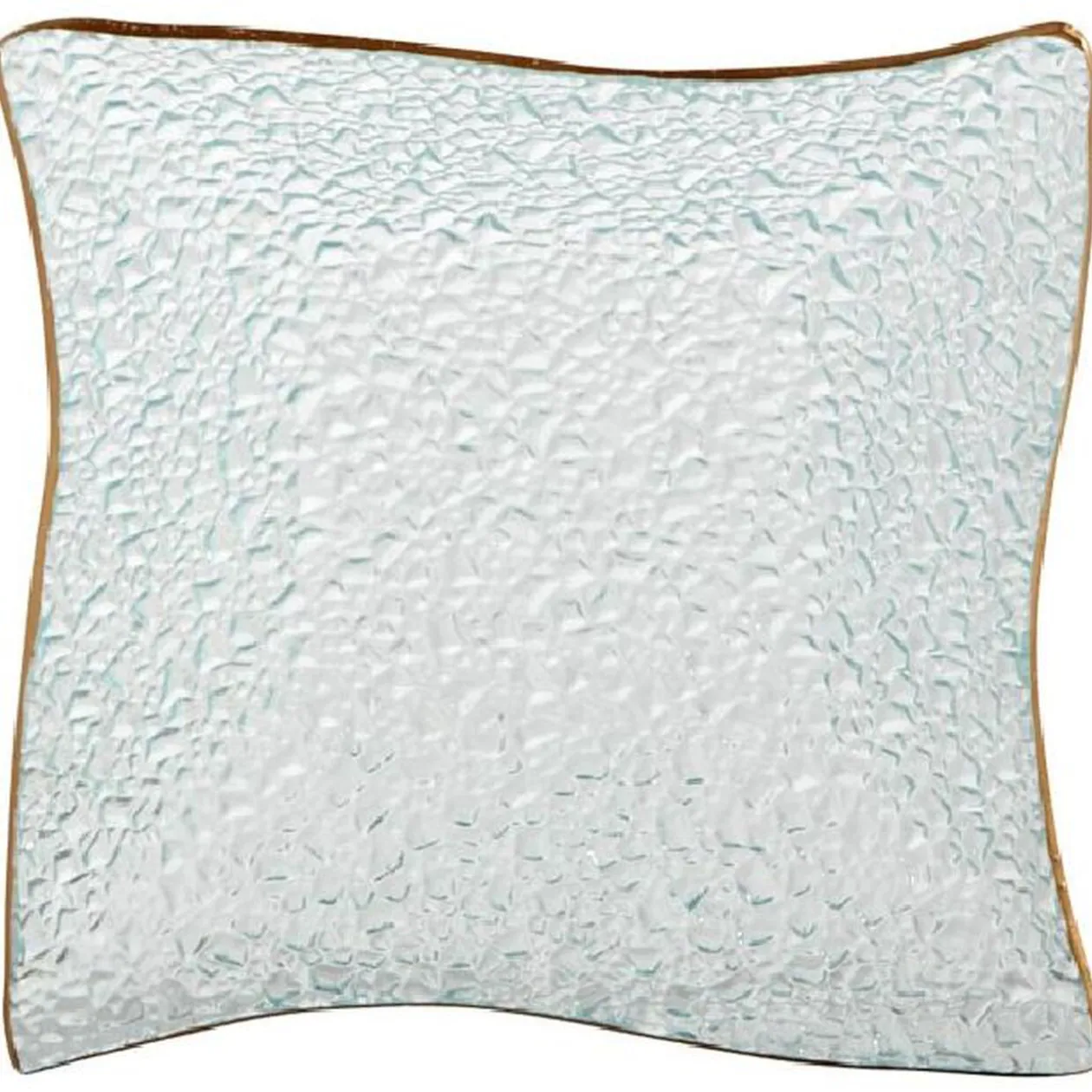 Service vaisselle doré transparent 18 pièces