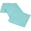 Serviette de table bleu clair uni x3