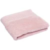Serviette de toilette coton rose clair