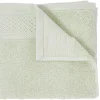 Serviette de toilette en coton vert 90 x 50 cm