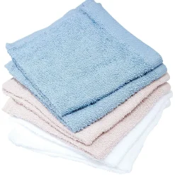 Serviette invité carré 100% coton x6