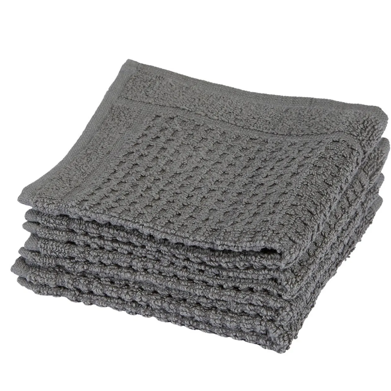 Serviette invité carré en coton x 4