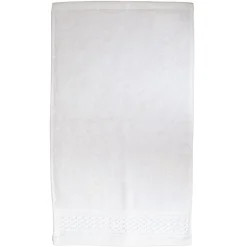 Serviette invité en coton blanc 50x30 cm