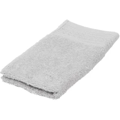 Serviette invité en coton gris 50x30 cm