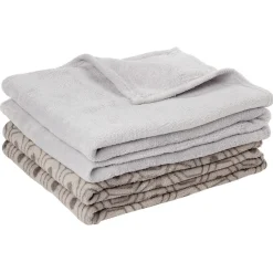 Set 2 plaids assortis 160 x 130 cm