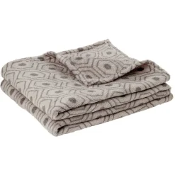 Set 2 plaids assortis 160 x 130 cm