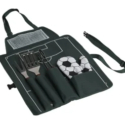Set barbecue design football