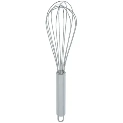 Set de 6 ustensiles de cuisine avec support inox gris Ø16xH40,5cm