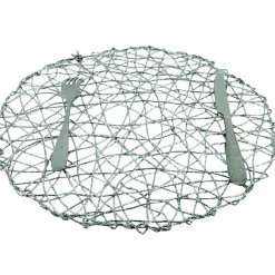 Set de table à filament argenté