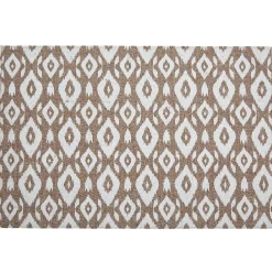 Set de table beige motif losange