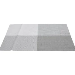 Set de table blanc et gris