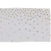 Set de table blanc étoiles dorées