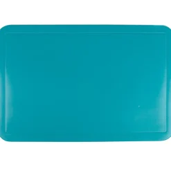 Set de table bleu turquoise imitation toile cirée