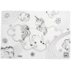 Set de table coloriable licorne Funny Mat polypropylène 48x33,5cm
