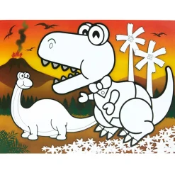 Set de table enfant design dinosaure magique