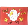 Set de table enfant design poule