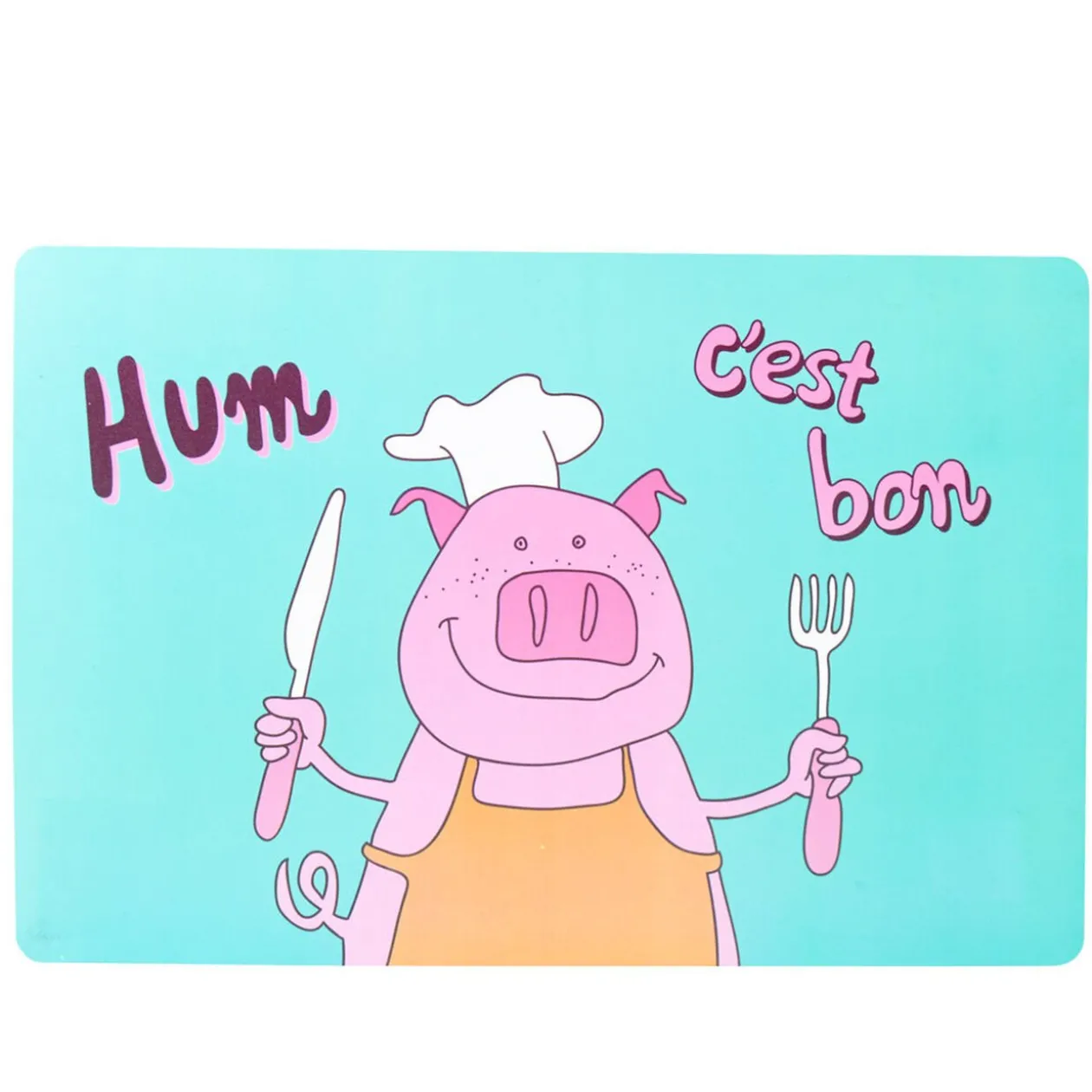 Set de table enfant design cochon