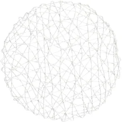 Set de table fil blanc