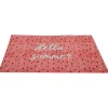 Set de table Hello summer ou motif feuillage
