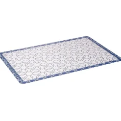 Set de table imprimé géométrique bleu vert 45x30 cm