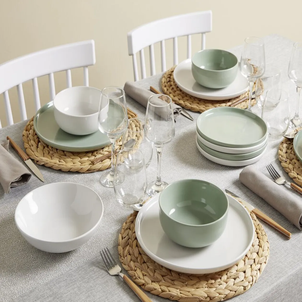 Set de table jacinthe d'eau tressée Ø35 cm