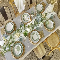 Set de table jacinthe d'eau tressée Ø35 cm