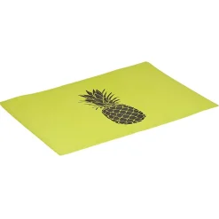 Set de table jaune ananas tissus