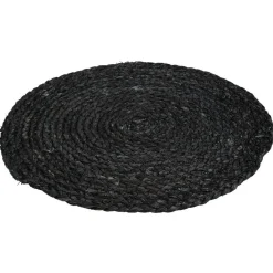 Set de table maïs végétal rond noir