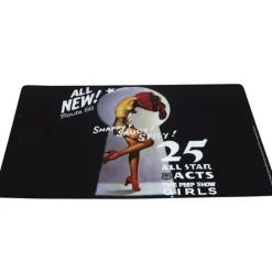 Set de table noir pin up Route 66