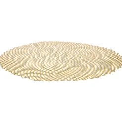 Set de table noël design napperon doré