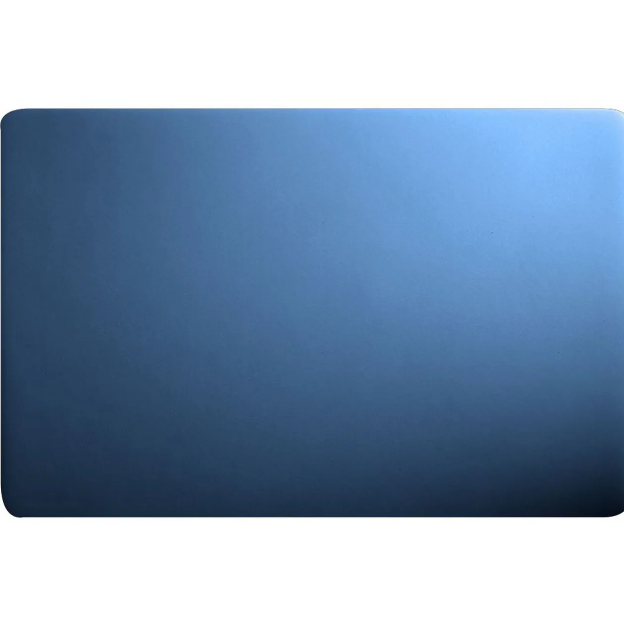 Set de table plastique bleu uni 43,5x28,5cm