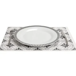 Set de table plastique carreaux de ciment frise