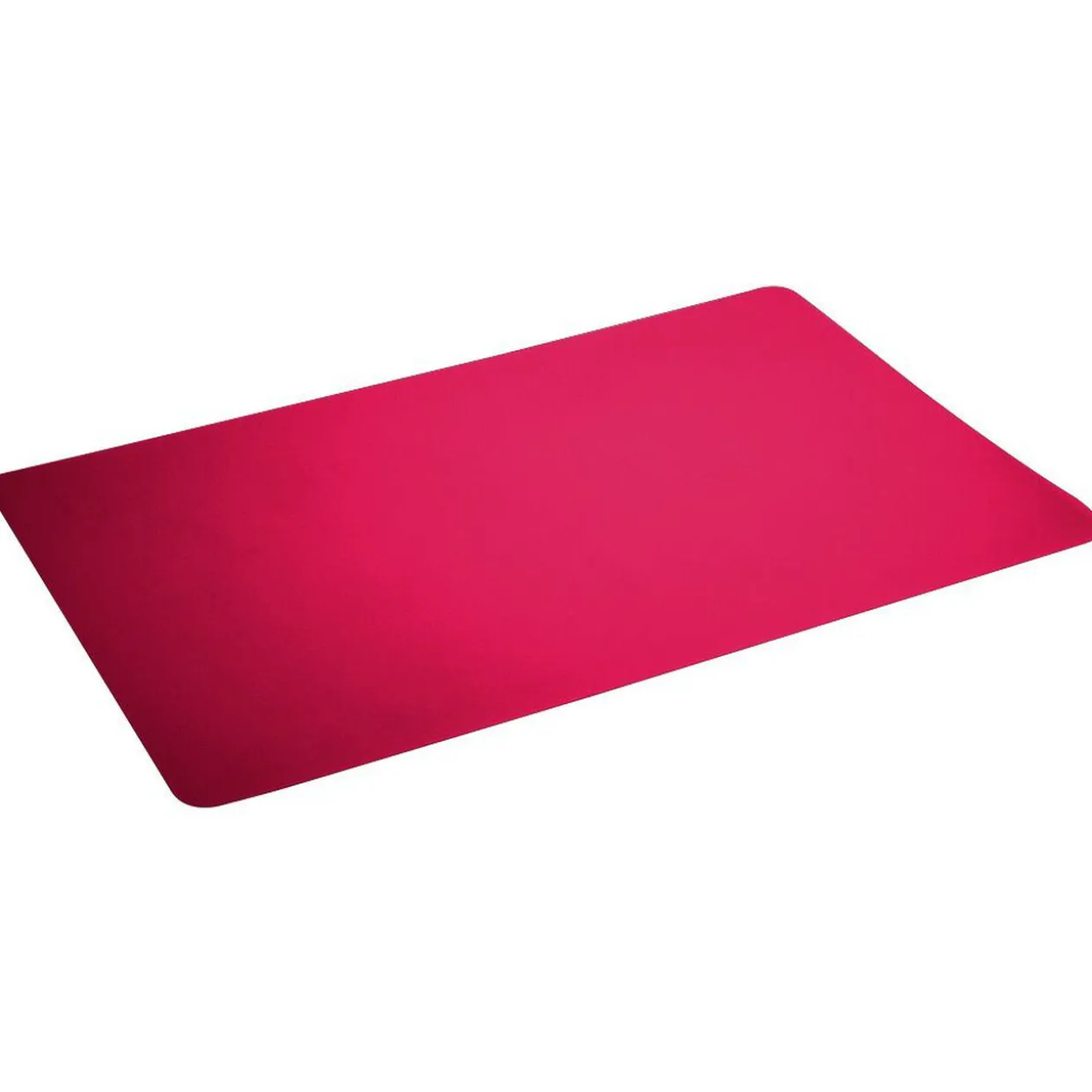 Set de table plastique rouge uni 43,5x28,5cm