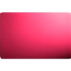 Set de table plastique rouge uni 43,5x28,5cm