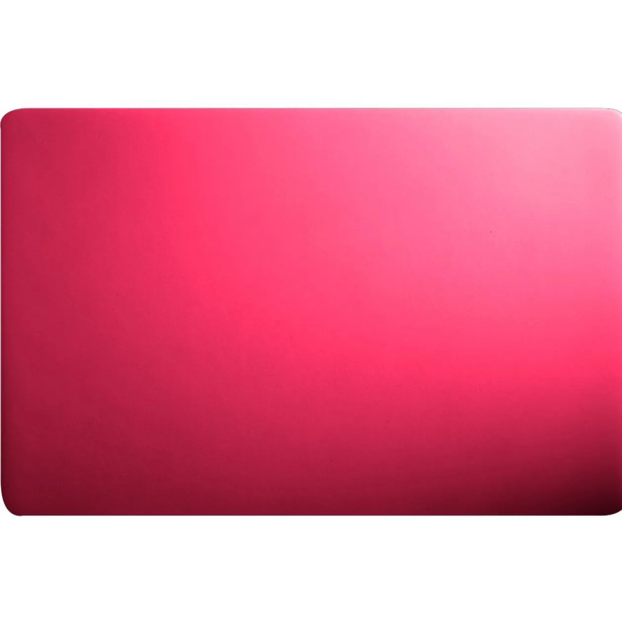 Set de table plastique rouge uni 43,5x28,5cm