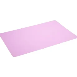 Set de table plastique rose uni 43,5x28,5cm