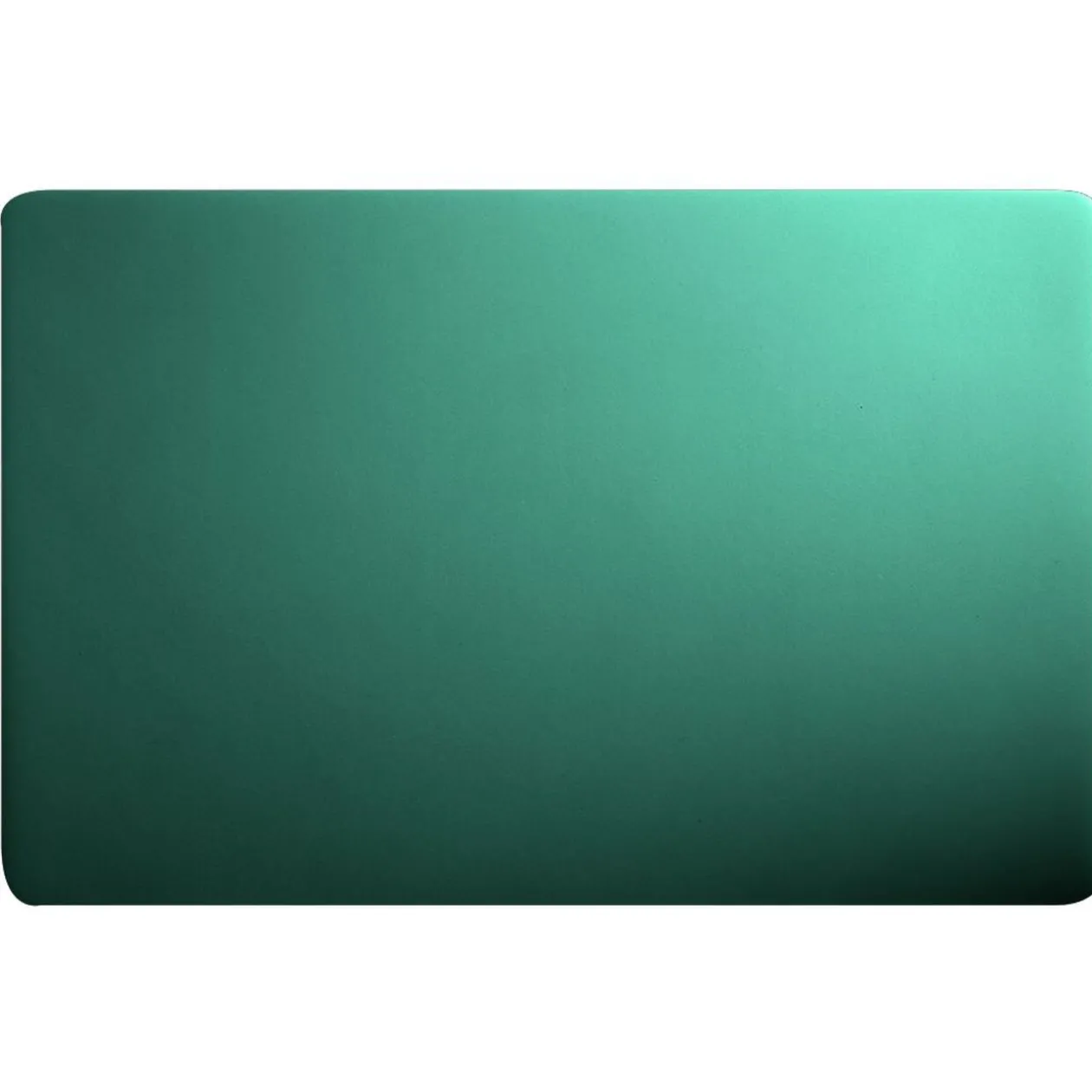 Set de table plastique vert foncé uni 43,5x28,5cm