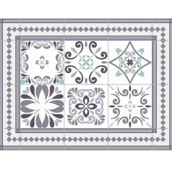 Set de table pvc design carreau de ciment