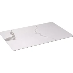 Set de table PVC effet marbre gris 45x30 cm