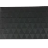 Set de table rectangulaire motif triangles noirs
