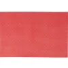 Set de table rectangulaire rouge