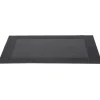 Set de table rectangulaire pvc uni noir