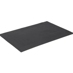 Set de table rectangulaire pvc uni noir