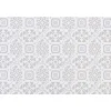 Set de table rectangulaire plastique carreau de ciment givre gris