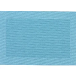 Set de table rectangulaire pvc bleu