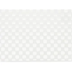 Set de table rectangulaire plastique effet tressé uni blanc