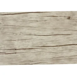 Set de table rectangulaire plastique effet bois gris clair