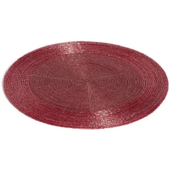 Set de table rond brillant Ø33cm - 4 modèles