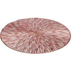 Set de table rond brillant rose ou doré Ø38cm